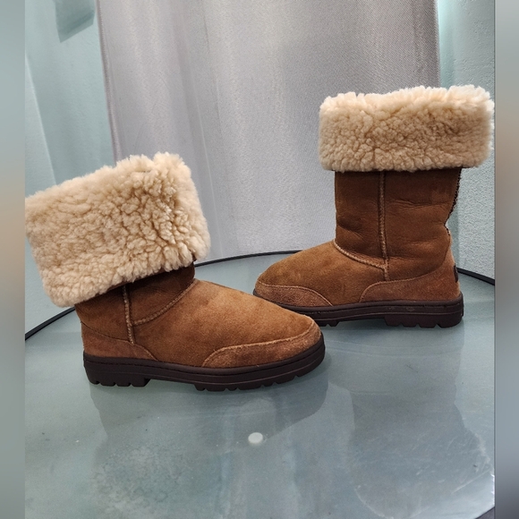 UGG Ultimate Tall Braid Boot Women Size 7 W - Picture 4 of 13